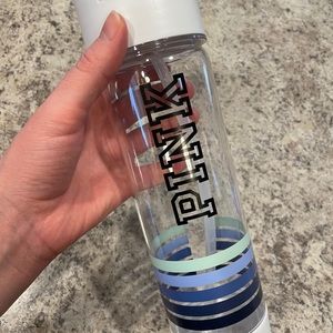 Victoria Secret PINK Campus Water Bottle Blue